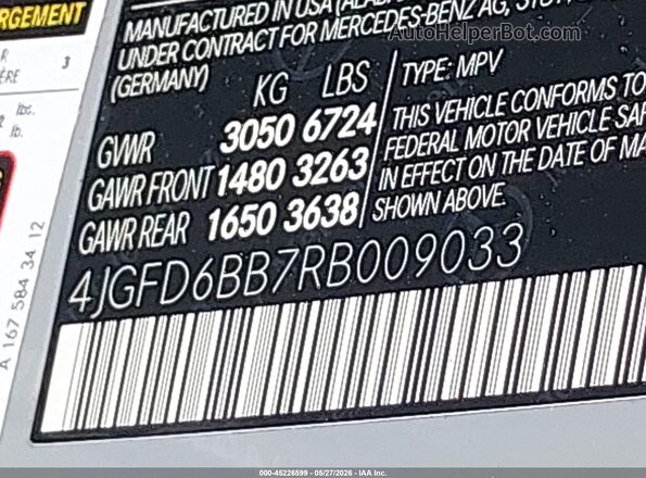 4JGFD6BB7RB009033 2024 MERCEDES-BENZ AMG GLE 53 COUPE Gray Widok komory silnika