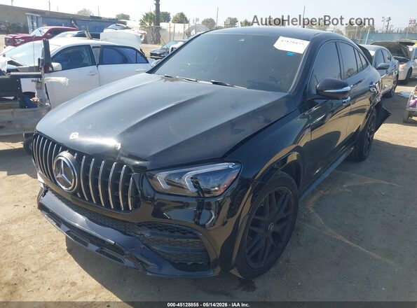 4JGFD6BB8NA776552 2022 MERCEDES-BENZ AMG GLE 53 COUPE Black წინა მარცხენა ხედი სამი მეოთხედიდან