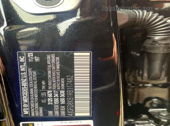 4JGFD8KB1RB117482 2024 MERCEDES-BENZ GLE Black Rear seats view