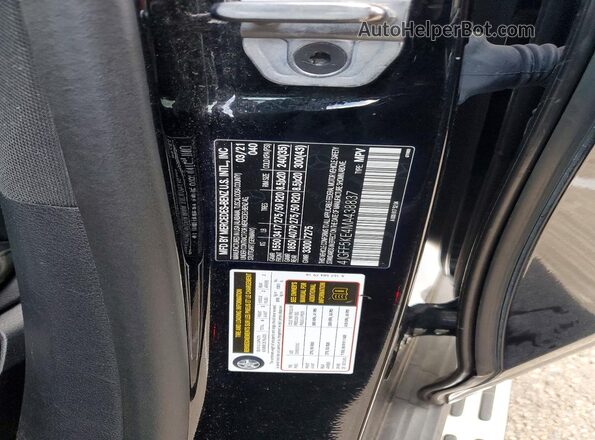 4JGFF5KE4MA438837 2021 MERCEDES-BENZ GLS Black Widok naklejki z numerem VIN