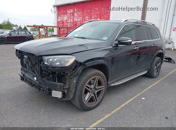 4JGFF5KEXRB112686 2024 MERCEDES-BENZ GLS 450 Черный Передняя левая четверть