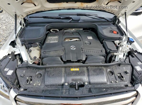 4JGFF8FE7RB217858 2024 MERCEDES-BENZ GLS White Vista del compartimento del motor