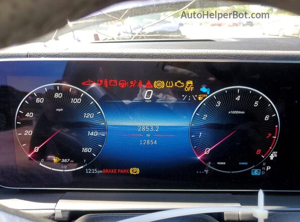 4JGFF8FEXSB338017 2025 MERCEDES-BENZ GLS Blue Instrument cluster view