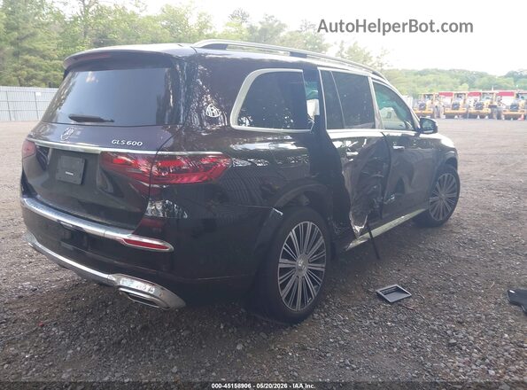 4JGFF8HB2RB191480 2024 MERCEDES-BENZ MAYBACH GLS 600 Maroon უკანა მარჯვენა