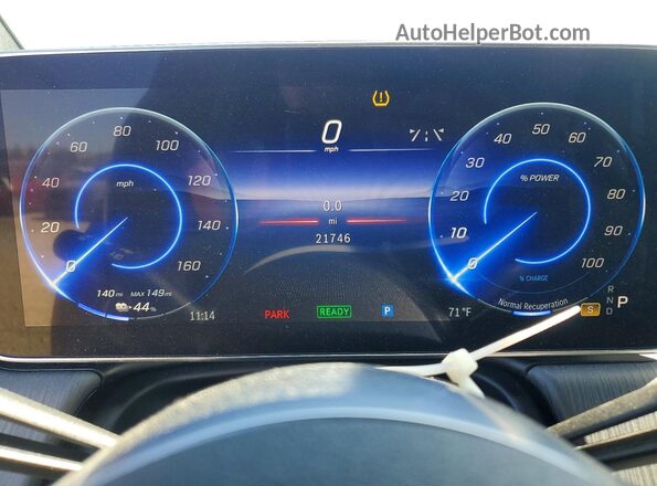4JGGM2CBXPA038511 2023 MERCEDES-BENZ EQE Gray ხელსაწყოთა პანელის ხედი