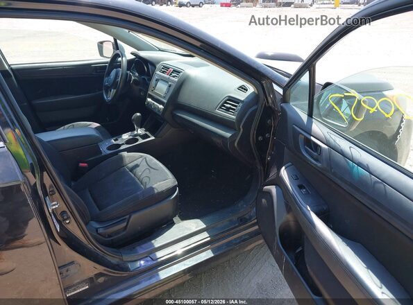 4S3BNAA61G3018163 2016 SUBARU LEGACY Черный Вид салона спереди