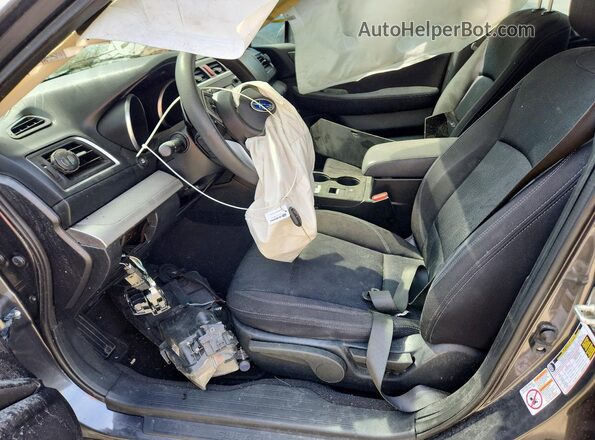 4S3BNAA66J3023639 2018 SUBARU LEGACY Gray Vista interior delantera