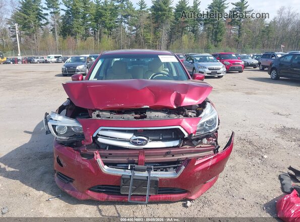 4S3BNAC63H3008376 2017 SUBARU LEGACY Красный Вид задней части салона