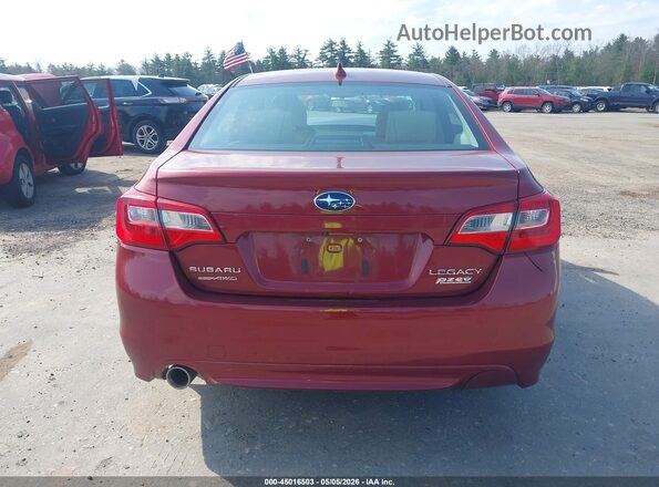 4S3BNAC63H3008376 2017 SUBARU LEGACY Красный 