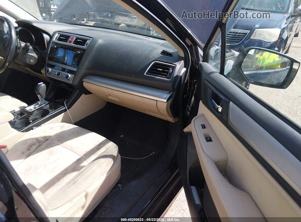 4S3BNAC64H3057358 2017 SUBARU LEGACY Black Vista interior delantera
