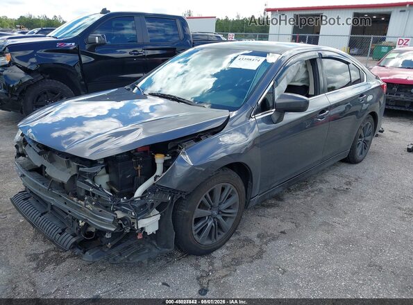 4S3BNAC68J3006144 2018 SUBARU LEGACY Gray წინა მარცხენა ხედი სამი მეოთხედიდან