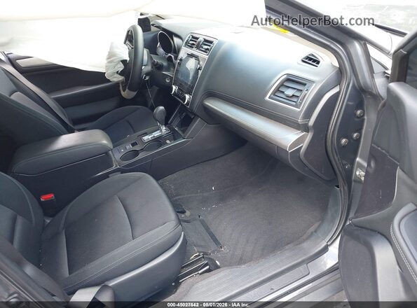 4S3BNAC68J3006144 2018 SUBARU LEGACY Gray წინა სალონის ხედი