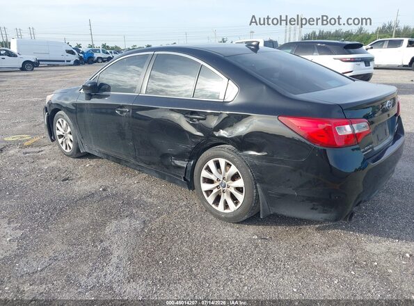4S3BNAD68H3022577 2017 SUBARU LEGACY Черный Задняя левая четверть