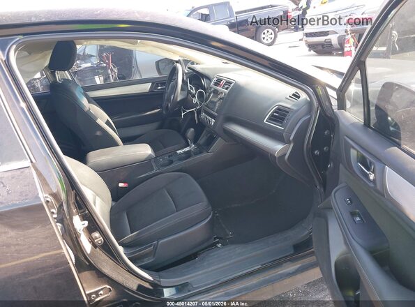 4S3BNAD68H3022577 2017 SUBARU LEGACY Черный Вид салона спереди