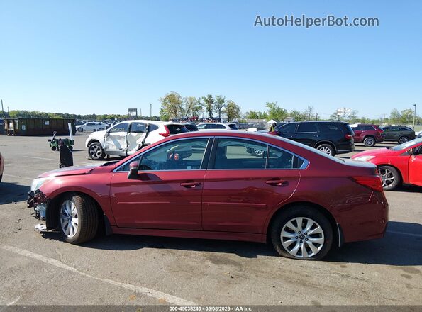 4S3BNAF65H3003305 2017 SUBARU LEGACY Red 360 interior view