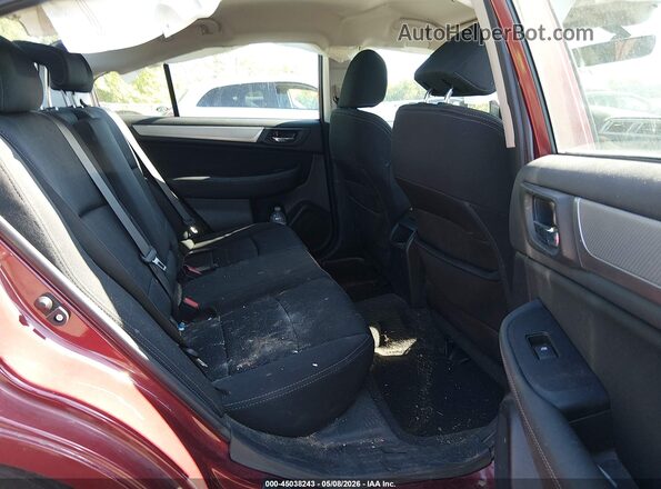 4S3BNAF65H3003305 2017 SUBARU LEGACY Red VIN sticker view