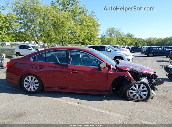 4S3BNAF65H3003305 2017 SUBARU LEGACY Red Rear interior view