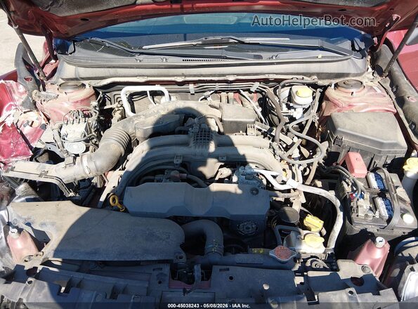 4S3BNAF65H3003305 2017 SUBARU LEGACY Red Rear view