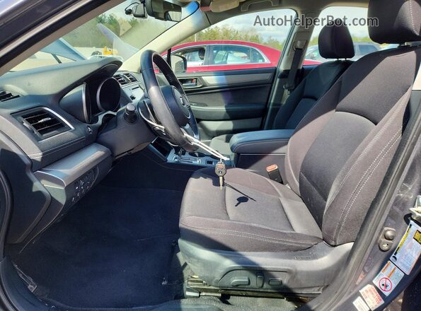 4S3BNAF69J3042064 2018 SUBARU LEGACY Gray Вид салону спереду