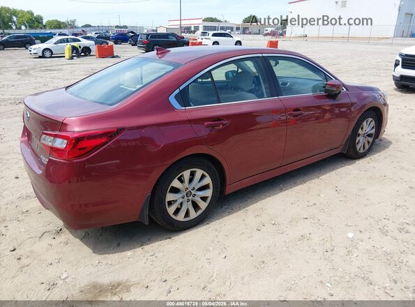 4S3BNAH67H3033175 2017 SUBARU LEGACY Maroon 