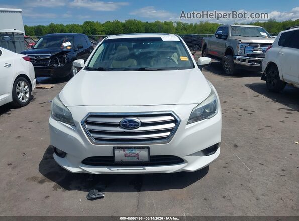 4S3BNAL65G3037988 2016 SUBARU LEGACY Белый Вид щитка приборов