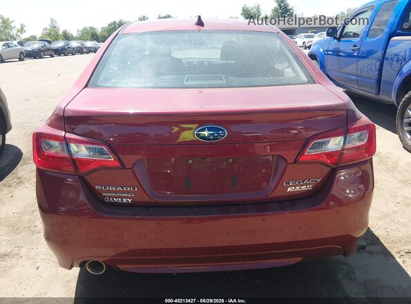 4S3BNAN60H3054129 2017 SUBARU LEGACY Red 