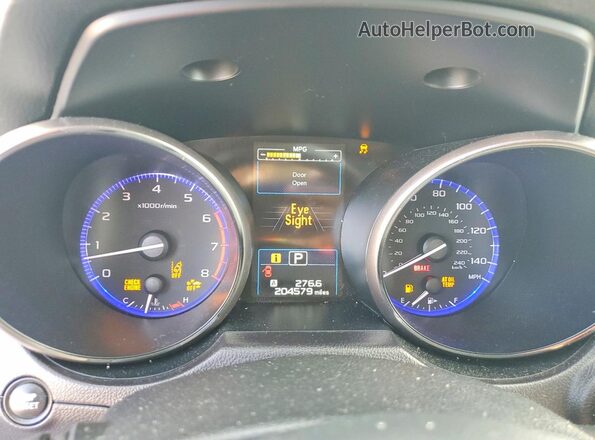 4S3BNAN65G3051855 2016 SUBARU LEGACY Blue Instrument cluster view