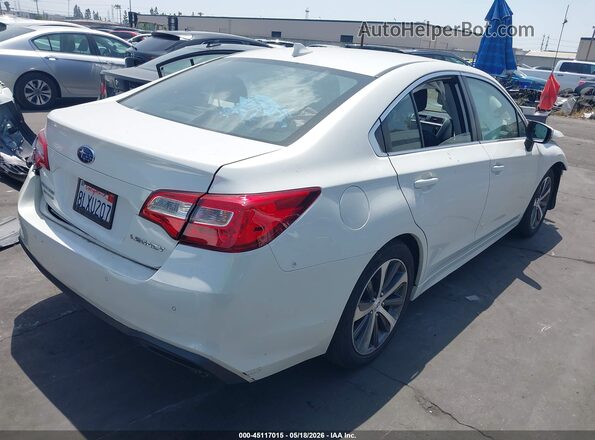 4S3BNAN65K3029962 2019 SUBARU LEGACY Белый Задняя правая четверть