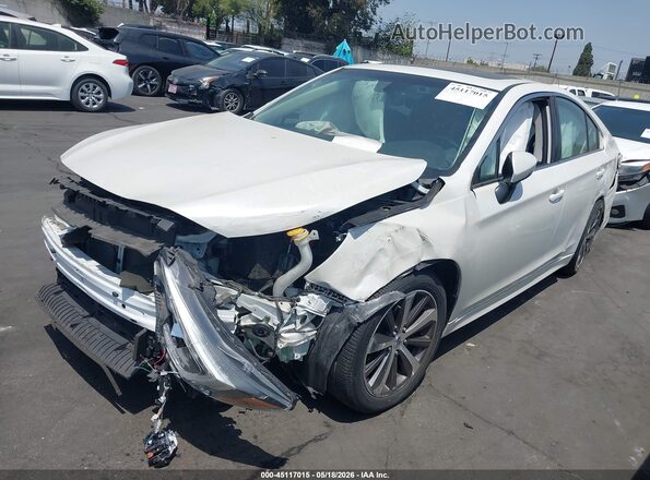 4S3BNAN65K3029962 2019 SUBARU LEGACY Белый Передняя левая четверть