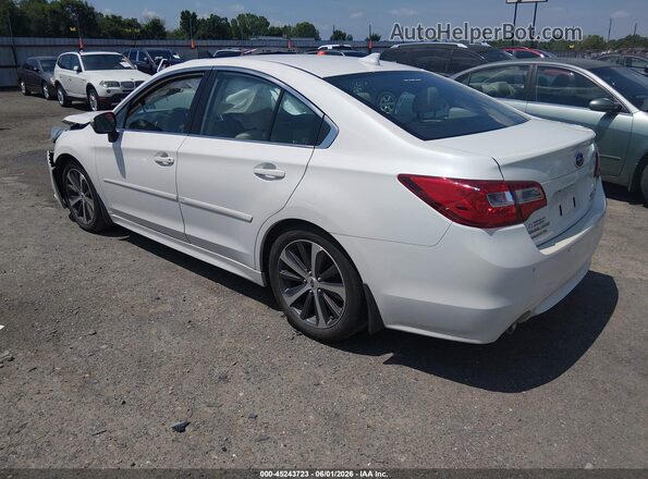 4S3BNAN6XH3010381 2017 SUBARU LEGACY White Rear left