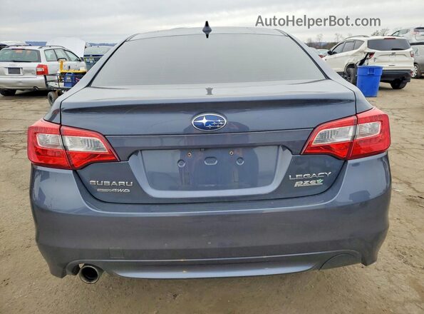 4S3BNAR64H3048618 2017 SUBARU LEGACY Gray Հետևի տեսք