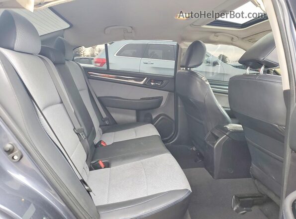 4S3BNAR64H3048618 2017 SUBARU LEGACY Gray Հետևի նստատեղերի տեսք