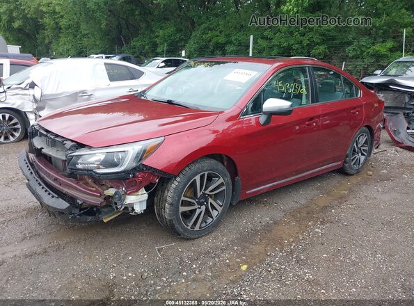 4S3BNAR68J3007639 2018 SUBARU LEGACY Red Передня ліва чверть