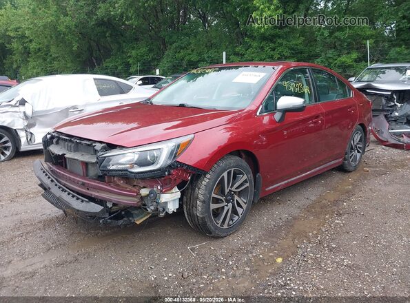 4S3BNAR68J3007639 2018 SUBARU LEGACY Red Вид спереду