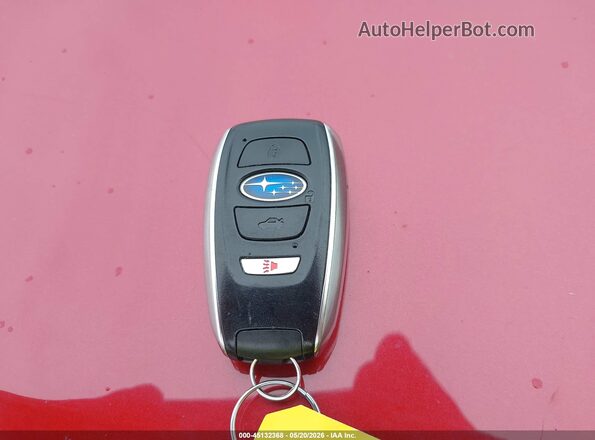4S3BNAR68J3007639 2018 SUBARU LEGACY Red Вид панелі приладів