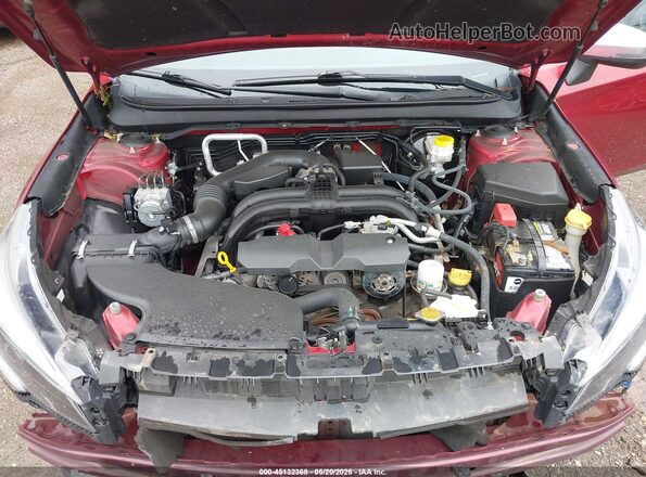 4S3BNAR68J3007639 2018 SUBARU LEGACY Red Вид ззаду