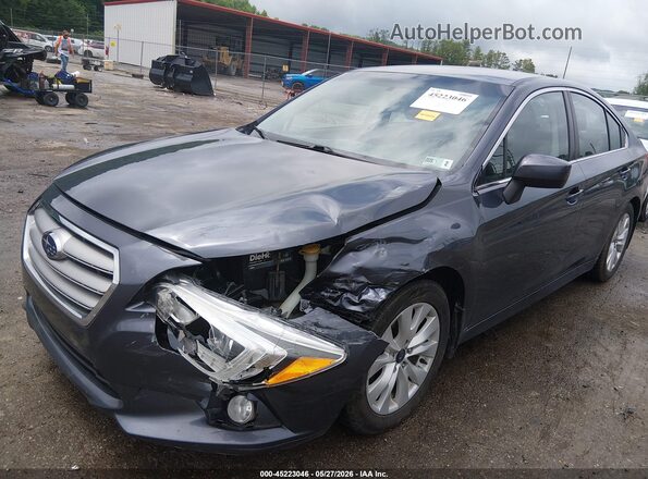 4S3BNBC63G3012626 2016 SUBARU LEGACY Серый Передняя левая четверть