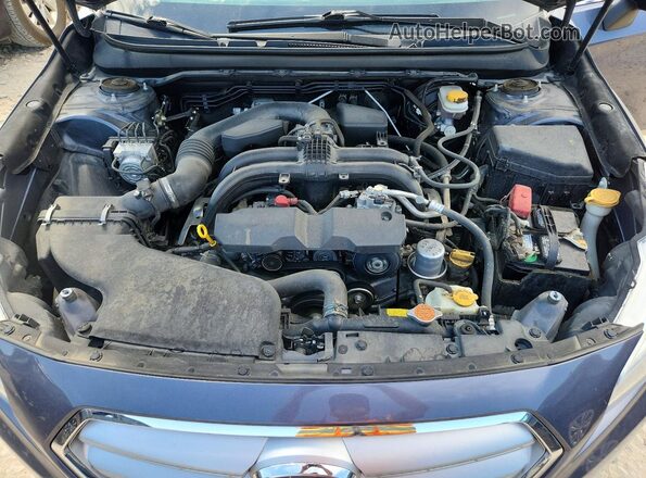 4S3BNBC64G3036384 2016 SUBARU LEGACY Blue Vista interior trasera
