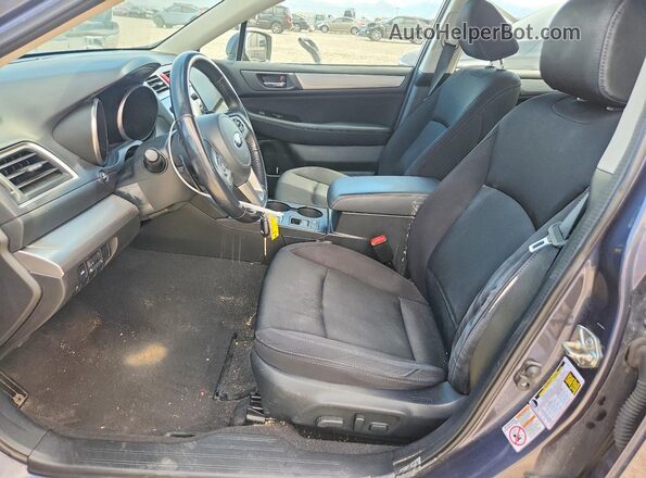 4S3BNBC64G3036384 2016 SUBARU LEGACY Blue Vista interior delantera