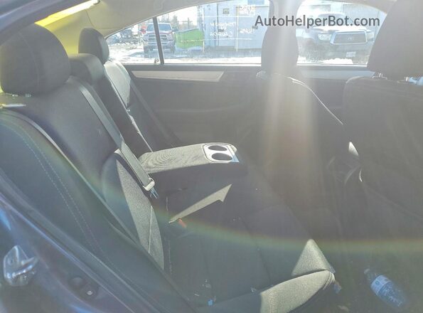 4S3BNDA63G3043342 2016 SUBARU LEGACY Gray Widok tylnych siedzeń