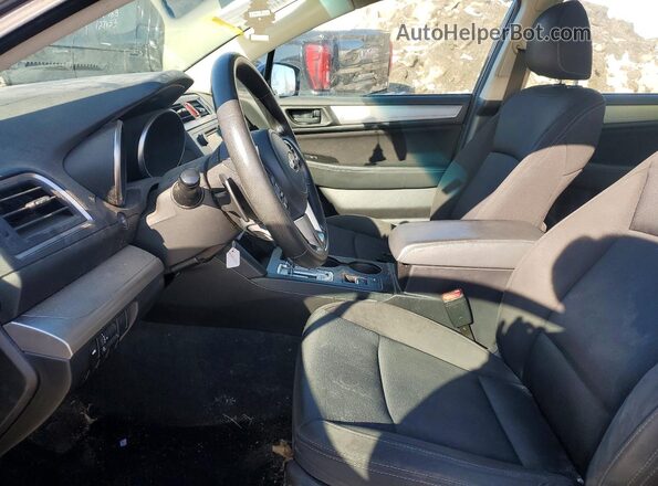 4S3BNDA63G3043342 2016 SUBARU LEGACY Gray Widok wnętrza z przodu