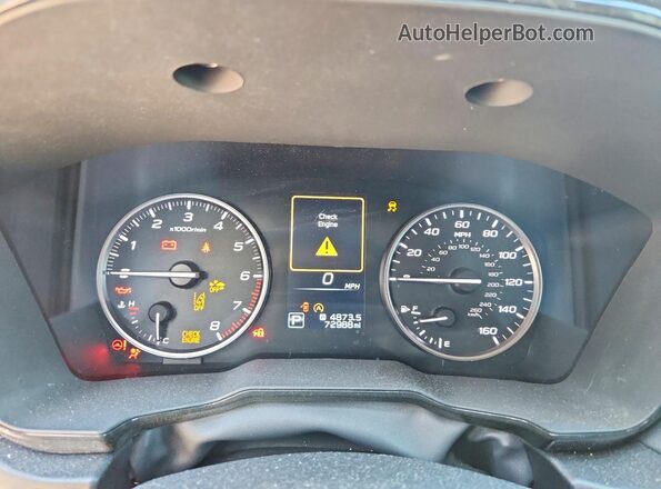 4S3BWAB61R3011891 2024 SUBARU LEGACY Blue ხელსაწყოთა პანელის ხედი