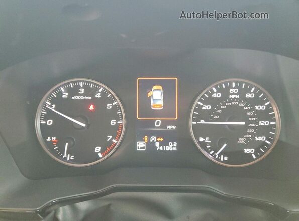 4S3BWAB66P3017411 2023 SUBARU LEGACY Синий Вид щитка приборов