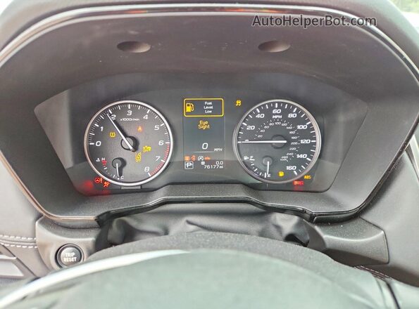 4S3BWAB67N3010285 2022 SUBARU LEGACY White Instrument cluster view