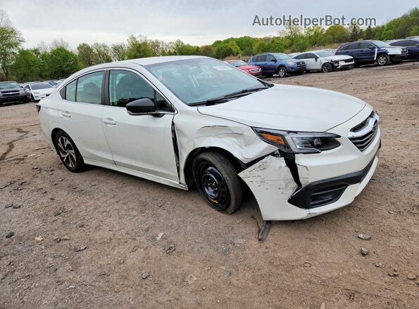 4S3BWAB67N3010285 2022 SUBARU LEGACY White Front right
