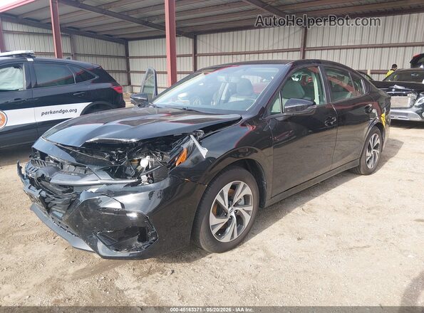 4S3BWAC61S3026475 2025 SUBARU LEGACY Black წინა მარცხენა ხედი სამი მეოთხედიდან