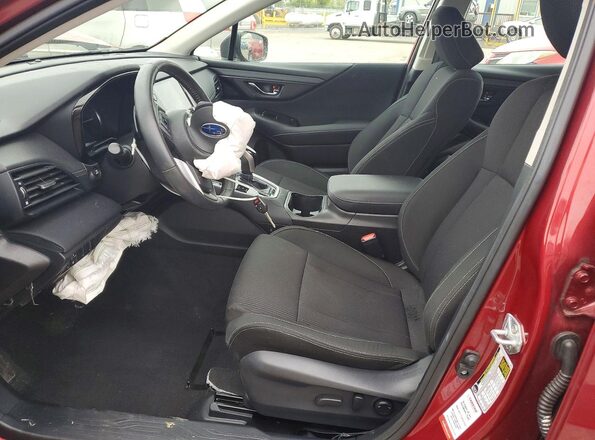 4S3BWAC63P3015498 2023 SUBARU LEGACY Red წინა სალონის ხედი