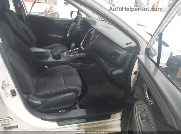 4S3BWAC64L3011115 2020 SUBARU LEGACY White წინა სალონის ხედი