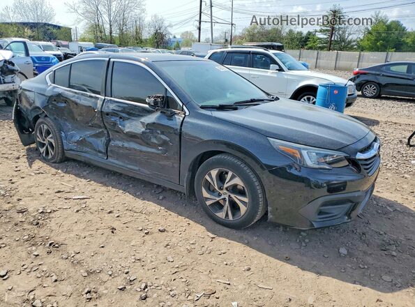4S3BWAC65M3009486 2021 SUBARU LEGACY Black Передня права чверть