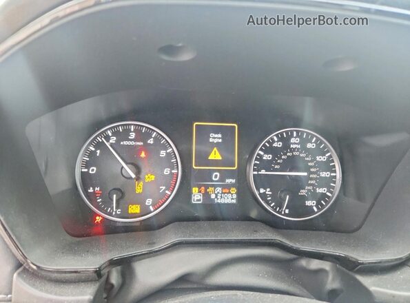 4S3BWAD61R3007689 2024 SUBARU LEGACY White Widok zestawu wskaźników